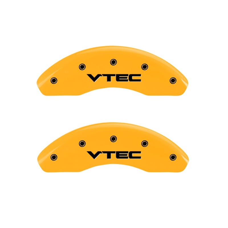 Honda Civic Caliper Covers - Front - MGP - Vtech - Yellow - 2009