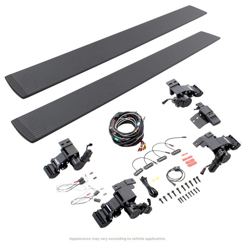 Jeep Gladiator Running Boards - Go Rhino - VoltStep Electric - Textured Black - `20-`24