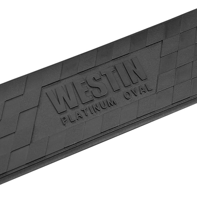 Jeep Wrangler JL Nerf Step Bars - Westin - Platinum 4 Oval - Black - `18-`22