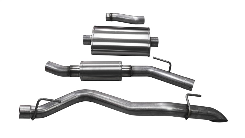 Jeep Gladiator Performance Exhaust - Single Side Exit - CORSA Performance - Cat Back Touring - 3.0in - `20-`25