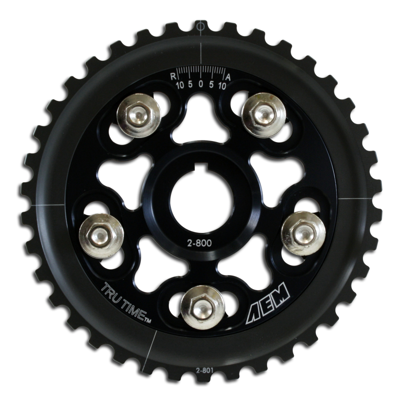 Honda Civic Cam Gear - AEM - Tru-Time - Black - 1.5L - `88-`95