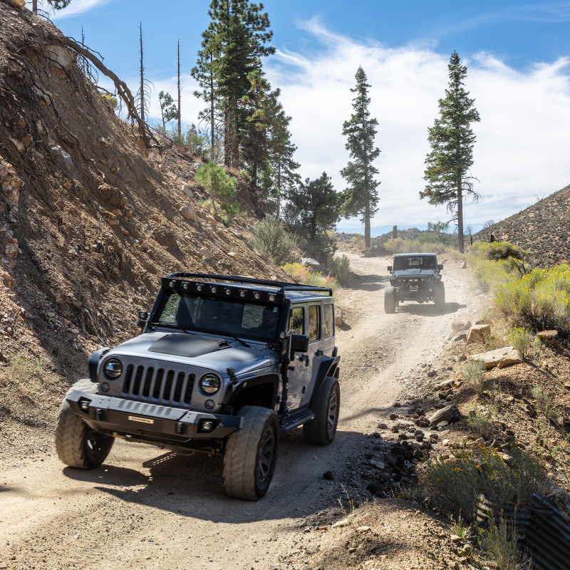 Jeep Gladiator Bumper - Front - Go Rhino - Trailline Winch Ready Front Straight - Black - `07-`20