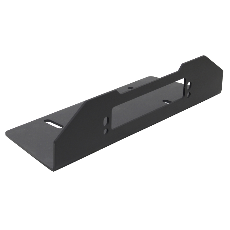 Jeep Gladiator Trailline Bumper - Go Rhino - Fairlead Mount Plate - Textured black powder coat - `07-`20