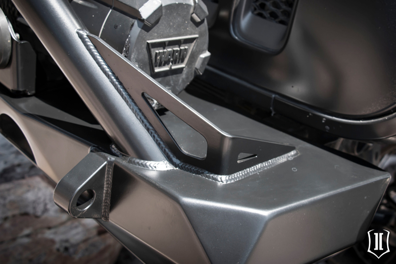 Jeep Gladiator Bumper - Front - ICON - Pro Series with Bar/Tabs - Semi-gloss black - 2020