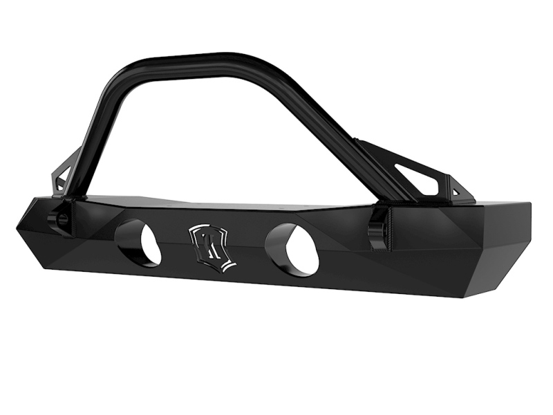 Jeep Gladiator Bumper - Front - ICON - Pro Series with Bar/Tabs - Semi-gloss black - 2020