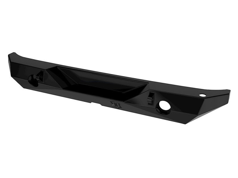 Jeep Wrangler JK Pro Series 2 Rear Bumper w/ Lights - Rear - ICON - Pro Series 2 - Black - `07-`18