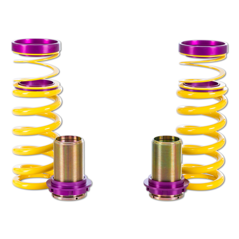 Jaguar F-TYPE Lowering Springs -  KW - Height Adjustable Lowering Spring Sleeve-Over - RWD