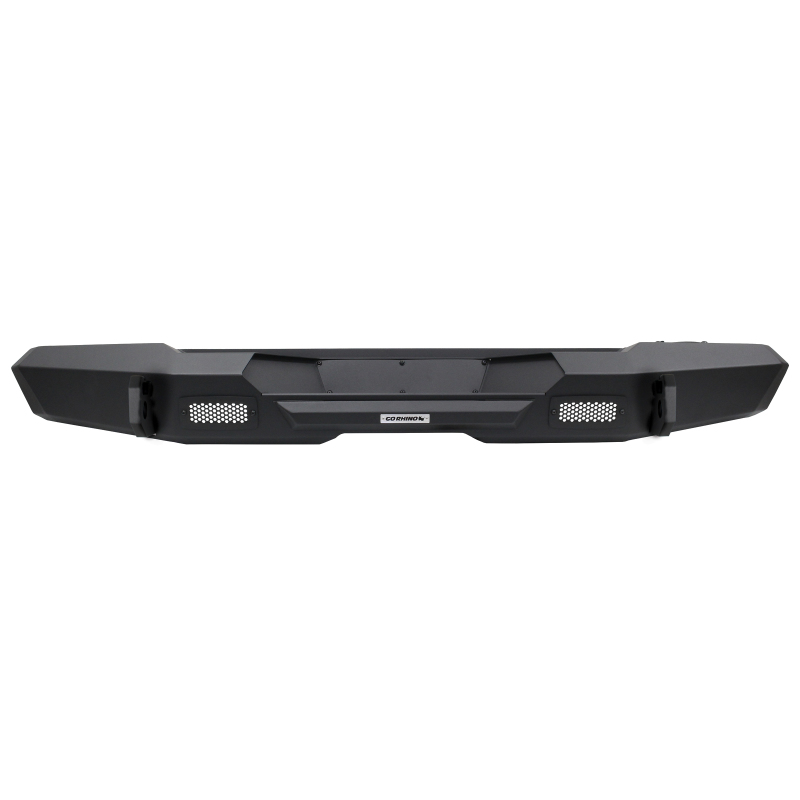 Jeep Wrangler JK Rear Full Width Bumper - Rear - Go Rhino - Trailline - Black - `07-`18
