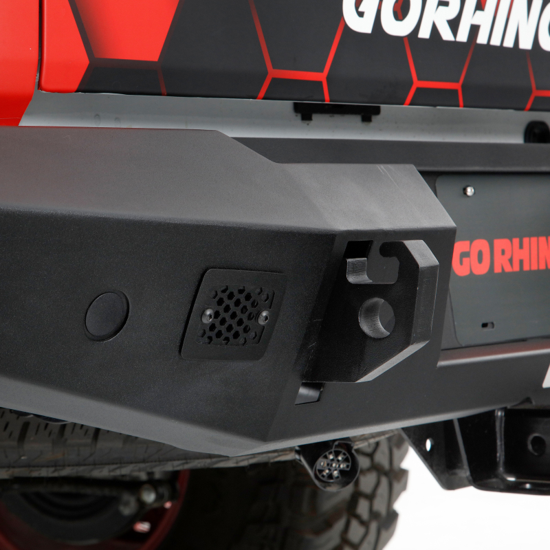 Jeep Gladiator Bumper - Rear - Go Rhino - Trailline Rear Full Width - Textured Black - `20-`22