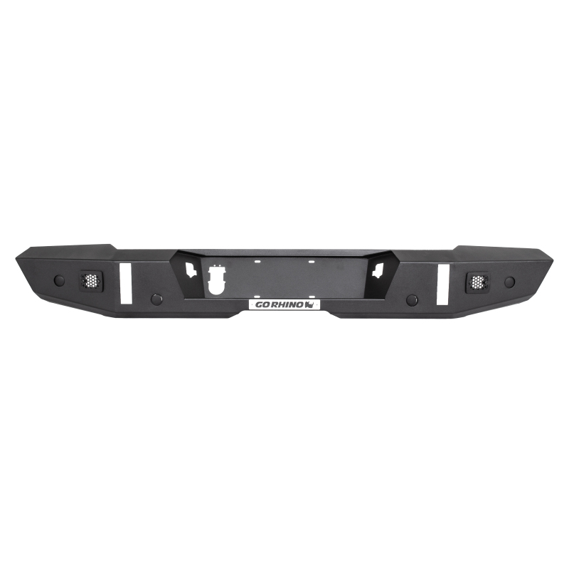 Jeep Gladiator Bumper - Rear - Go Rhino - Trailline Rear Full Width - Textured Black - `20-`22