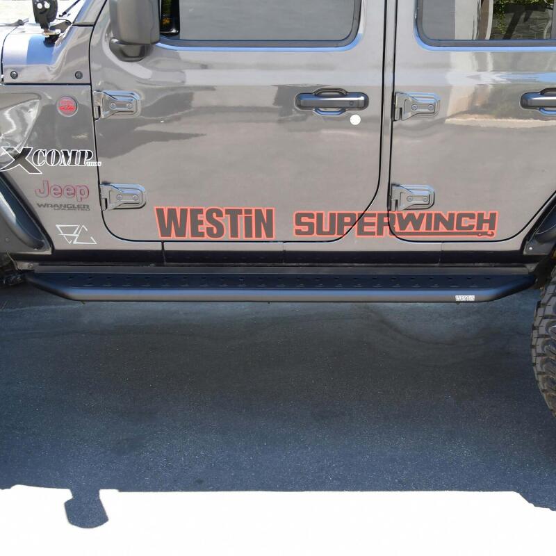 Jeep Wrangler JL Running Board - Westin - Outlaw - Textured Black - `18-`24