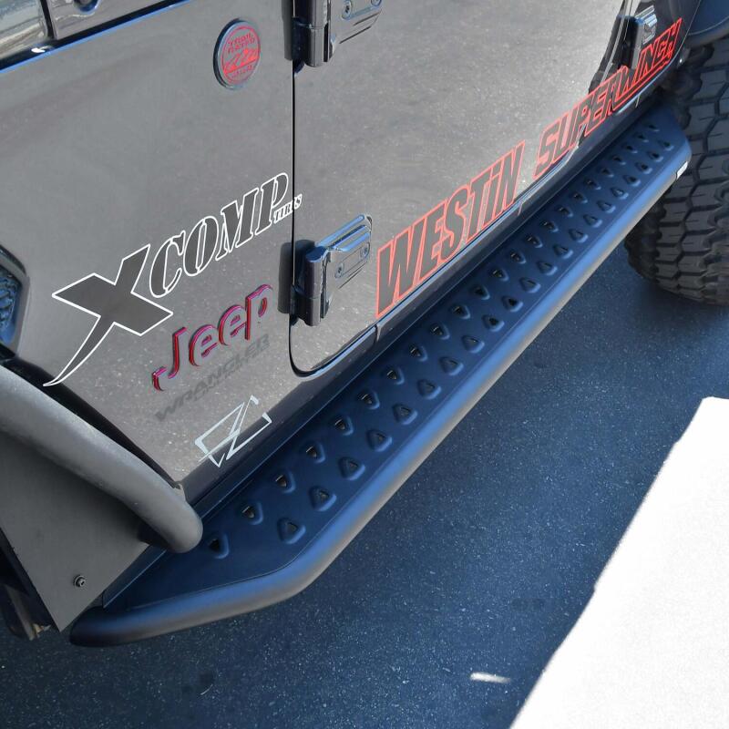 Jeep Wrangler JL Running Board - Westin - Outlaw - Textured Black - `18-`24