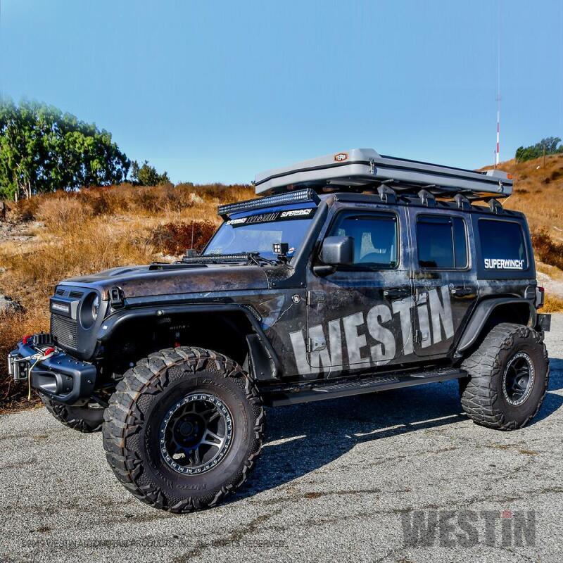 Jeep Wrangler JL Nerf Step Bars - Westin - R5 - Black - `18-`22