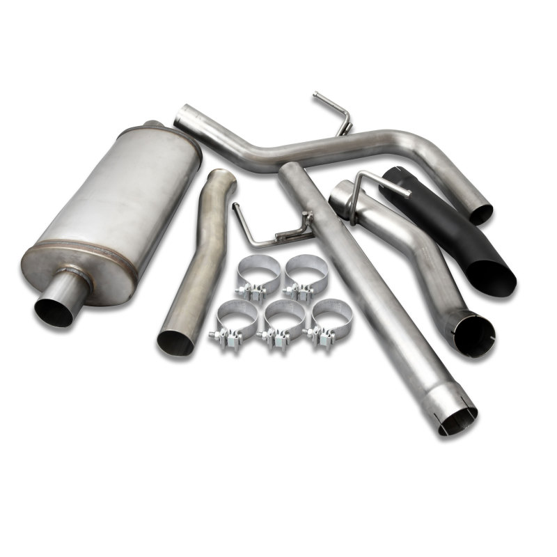 Jeep Gladiator Performance Exhaust - Single Rear Exit - JBA - Cat Back - Stainless steel polished chrome - 3.6L - `18-`22