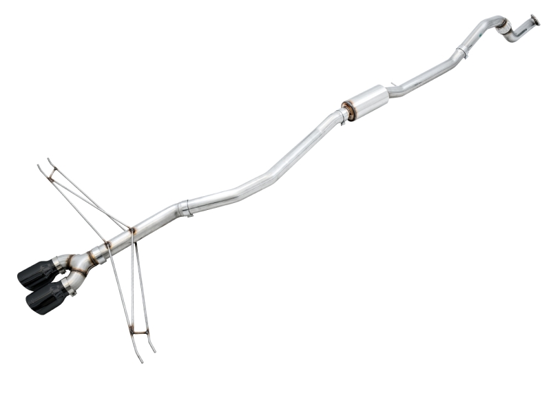 Honda Civic Performance Exhaust - AWE Tuning - Track Edition - Dual Diamond Black Tips - 2016