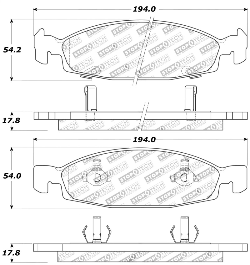 Jeep Grand Cherokee - ST Sport Brake Pads