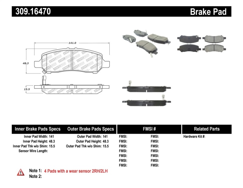 Jeep Cherokee - ST Sport Brake Pads