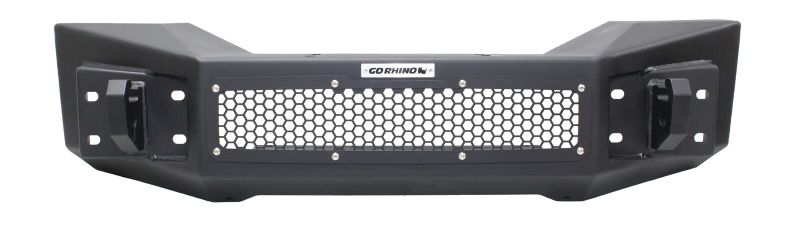 Jeep Gladiator Bumper - Front - Go Rhino - Rockline Front Stubby - Textured Black - `07-`20