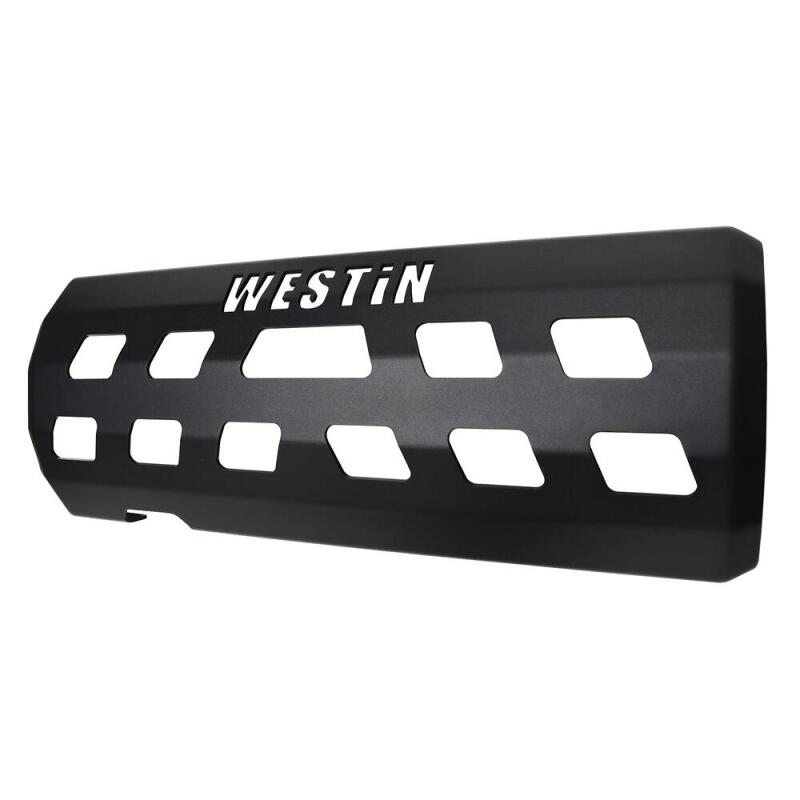 Jeep Wrangler JL Muffler Skid Plate - Westin - Textured Black - `18-`22