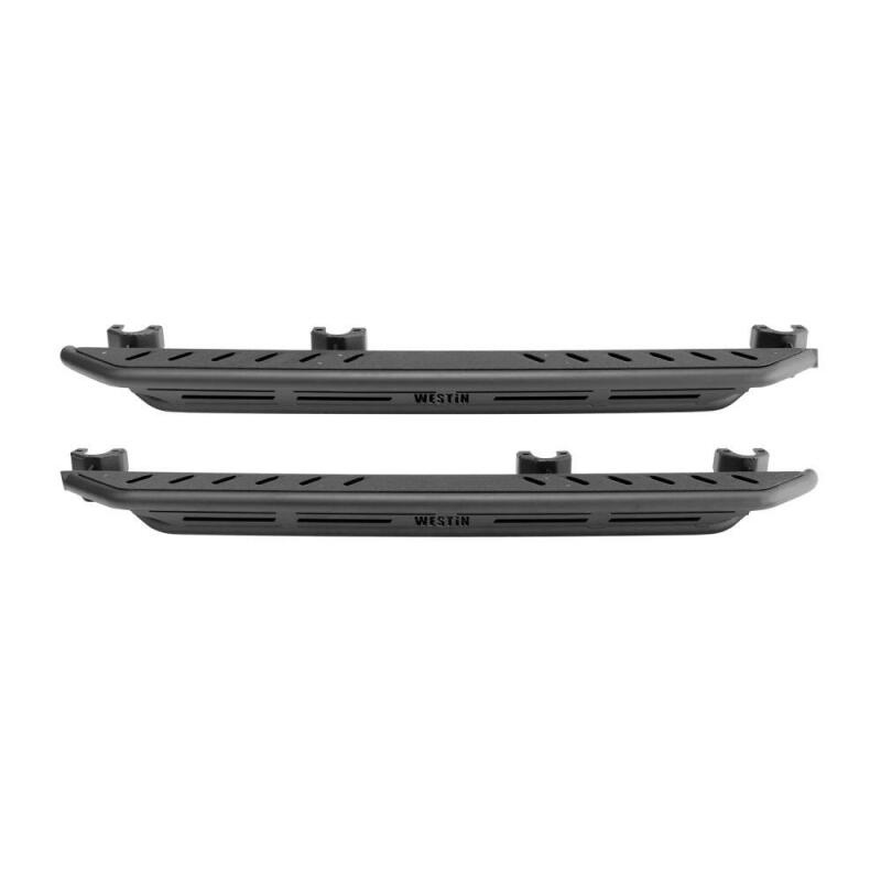 Jeep Wrangler JL Rock Rail Steps - Westin - Triple Tube - Textured Black - 2018
