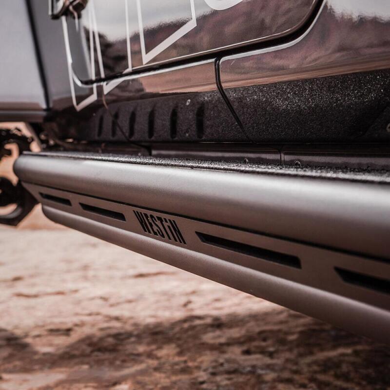Jeep Wrangler JL Rock Rail Steps - Westin - Triple Tube - Textured Black - 2018