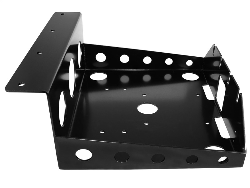 Jeep Wrangler JK Diff/Trans/Oil Covers - aFe - Glide Guard - Matte Black - V6 3.6L-3.8L - `07-`18