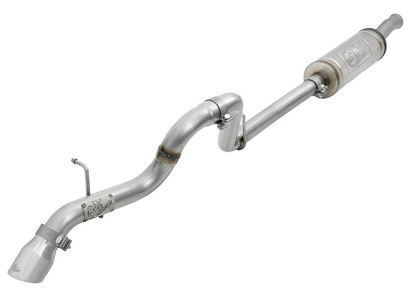 Jeep Wrangler JL Exhaust - aFe - Cat Back, High-Tuck - Polished - 3.6L - `18-`21