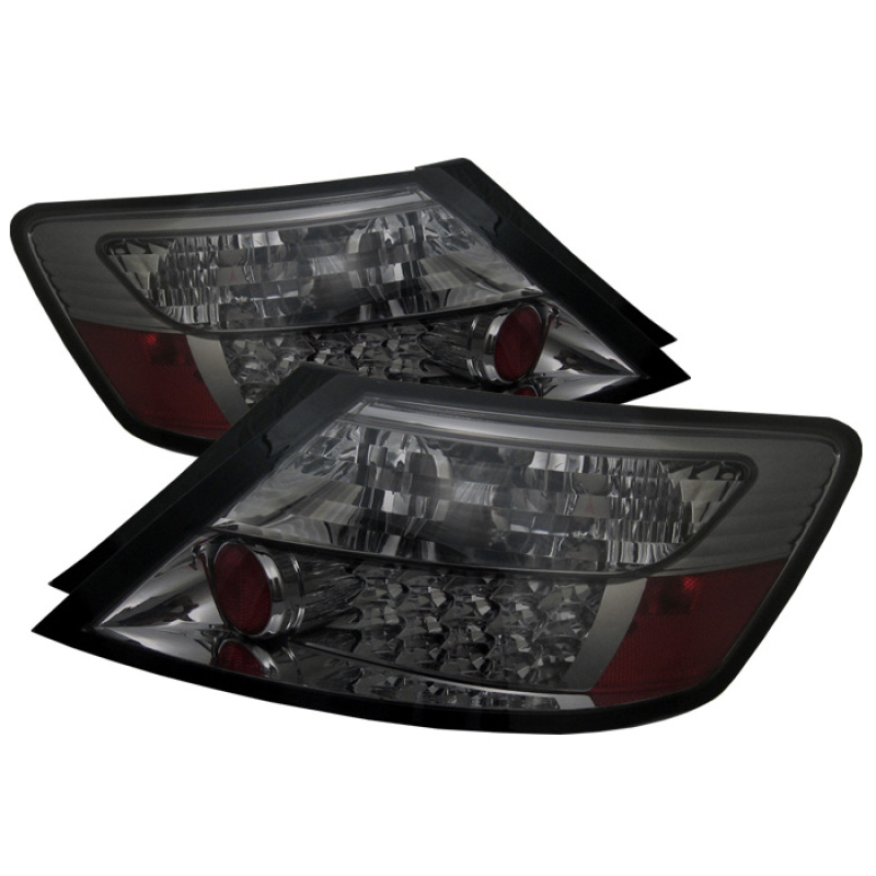 Honda Civic LED Tail Lights - SPYDER - Smoke - `06-`08