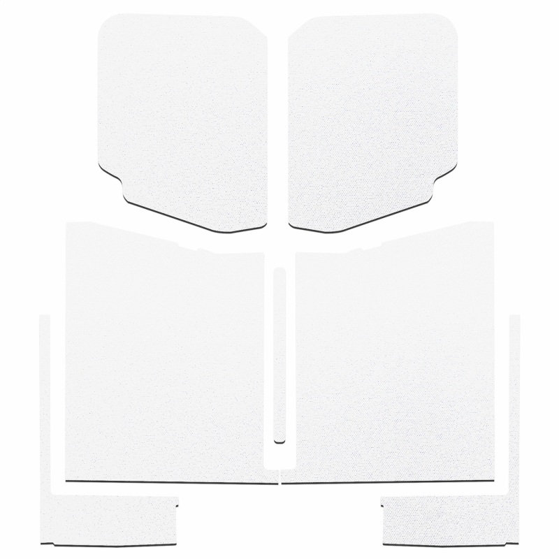 Jeep Gladiator Headliner Kit - DEI - Boom Mat Complete (7 Piece) - White - `20-`22