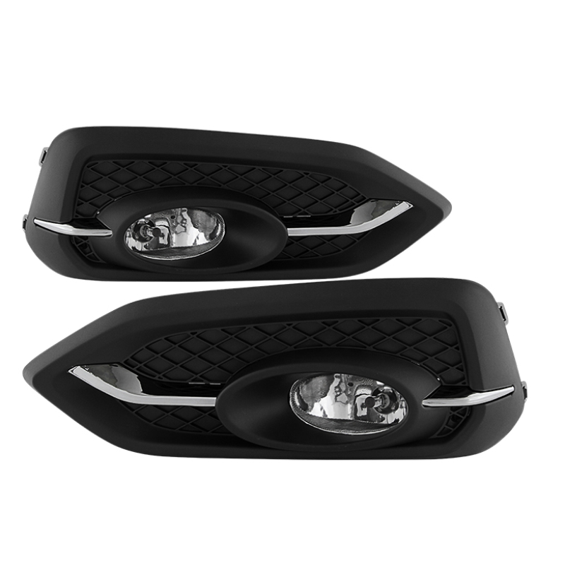 Honda Civic Fog Lights - SPYDER - OEM w/Switch - Clear - `14-`15