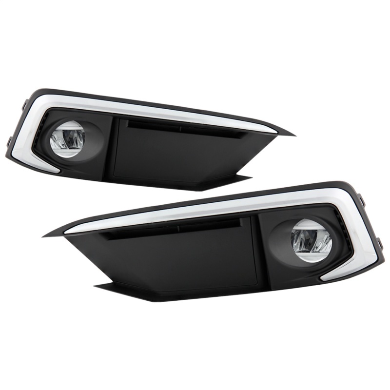 Honda Civic Fog Lights - SPYDER - OEM LED - Clear - 2019