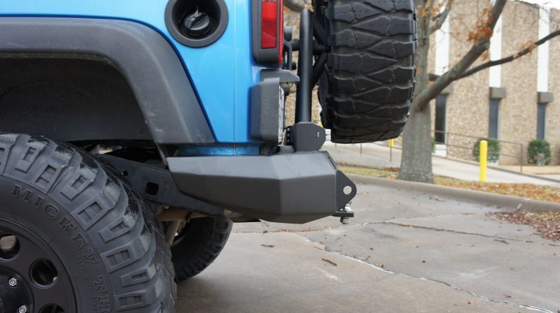 Jeep Wrangler JK Rear Bumpers - Rear - Road Armor - Stealth - Tex Blk - `07-`17