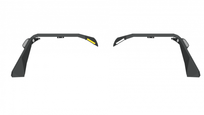 Jeep Wrangler JL Fender Flares - Front - Road Armor - Stealth - `18-`21