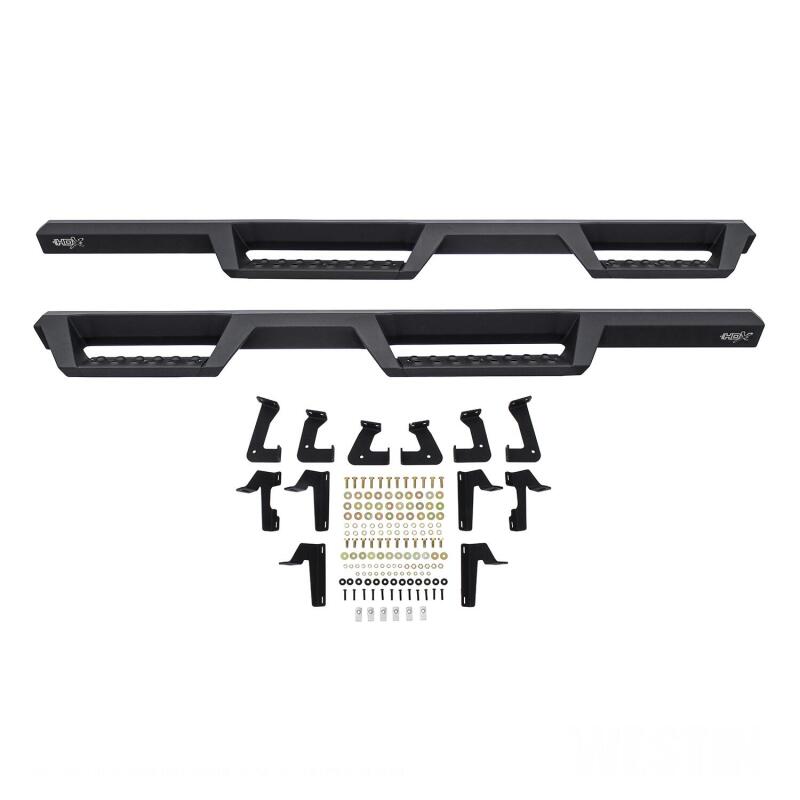 Jeep Wrangler JL Nerf Step Bars - Westin - HDX Drop - Textured Black - `18-`20