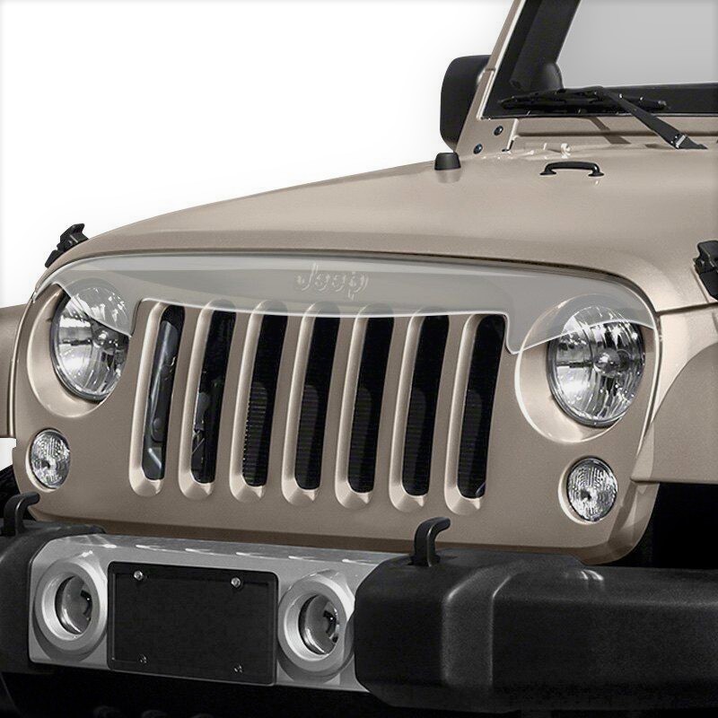 Jeep Wrangler JK Hood Shield - Putco - Condor - Clear - `07-`18