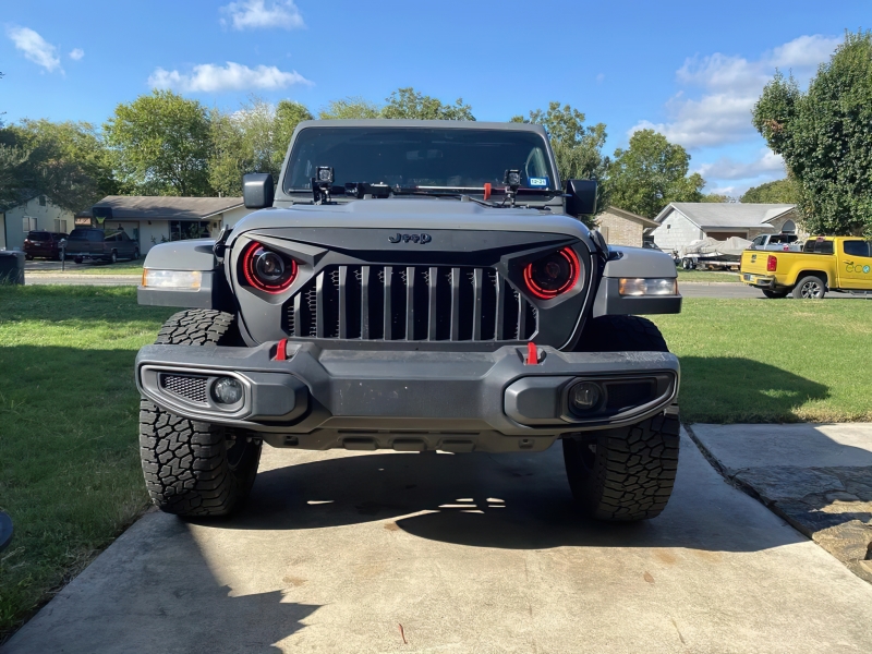 Jeep Gladiator Headlight Assemblies - ORACLE Lighting - Oculus Bi-LED Projector - ColorSHIFT