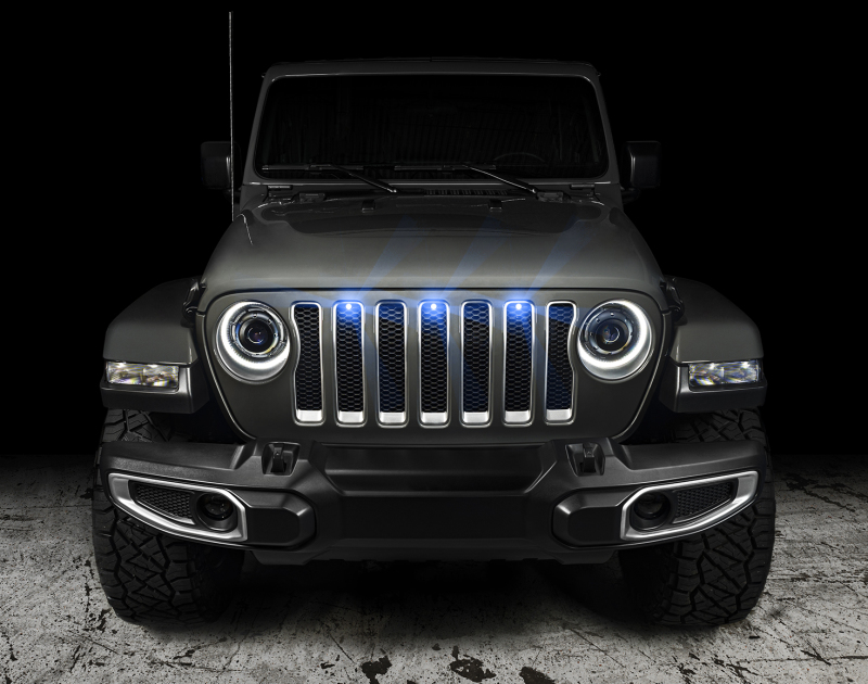 Jeep Gladiator Grille LED Kit - Front - ORACLE Lighting - Pre-Runner Style - Blue