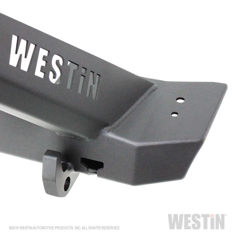 Jeep Wrangler JK WJ2 Stubby Front Bumper with LED Light Bar Mount - Front - Westin - Textured Black - `07-`18