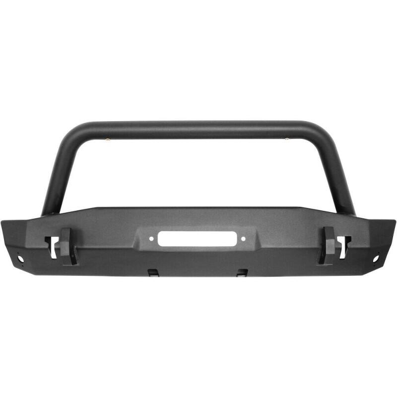 Jeep Gladiator Bumper - Front - Westin - Stubby WJ2 with Bull Bar - Textured Black - `20-`22