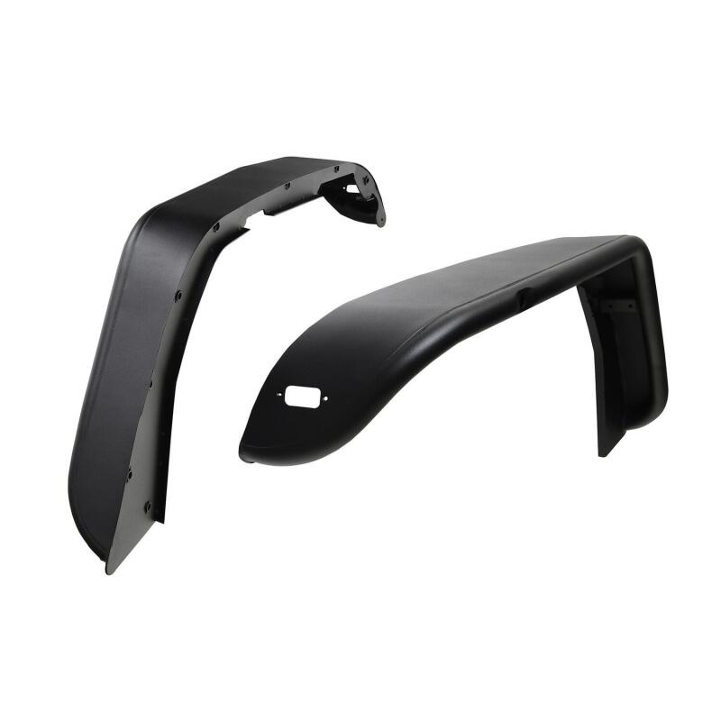 Jeep Gladiator Tube Fenders - Front - Westin - Textured Black - 2020+