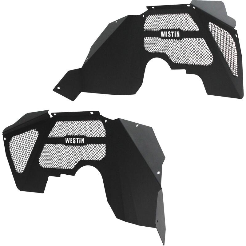 Jeep Wrangler JK Inner Fenders - Front - Westin - Textured Black - `07-`18