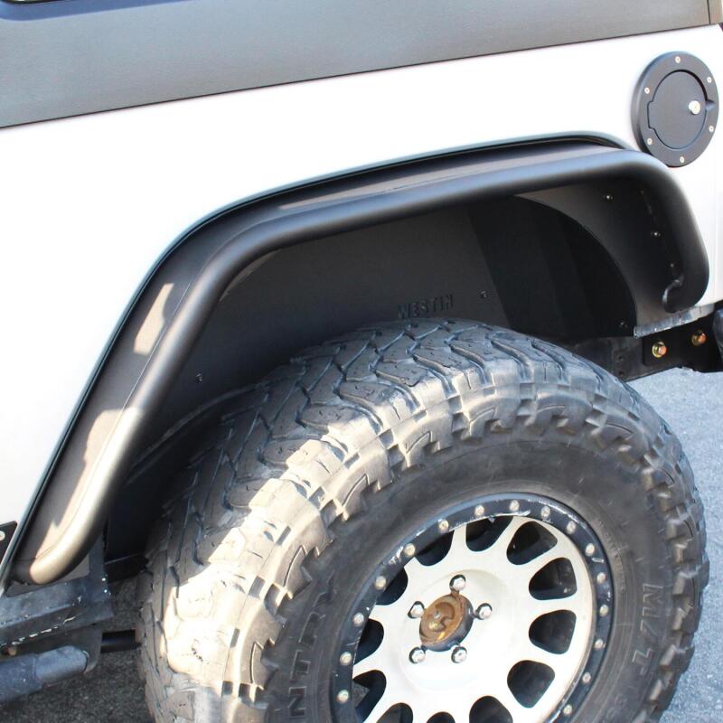 Jeep Wrangler JK Inner Fenders - Rear - Westin - Textured Black - `07-`18