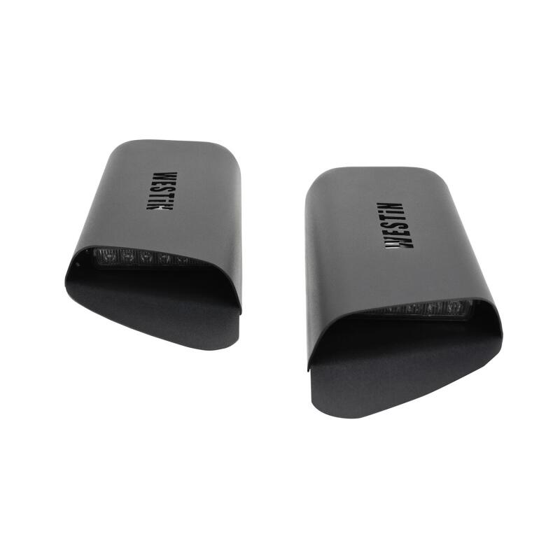 Jeep Gladiator LED Hood Scoops - Westin - Textured Black - `18-`20