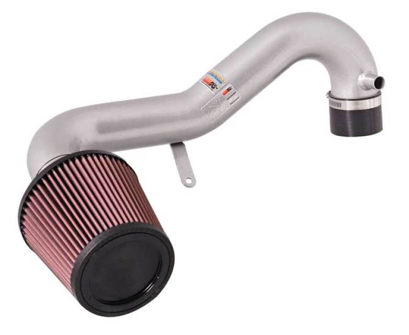 Honda Civic Performance Air Intake - K&N Engineering - Typhoon Short Ram - Silver - 1.7L - `01-`05