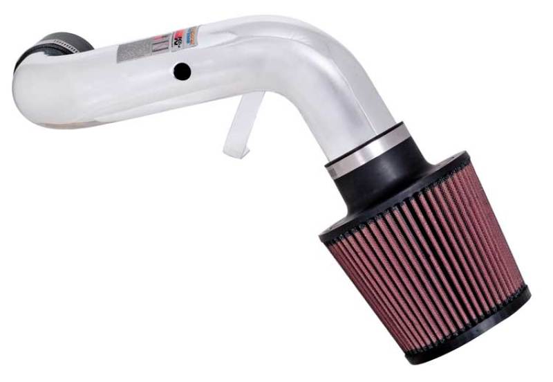 Honda Civic Performance Air Intake - K&N Engineering - Typhoon Short Ram - Polished - 2.0L - `02-`05