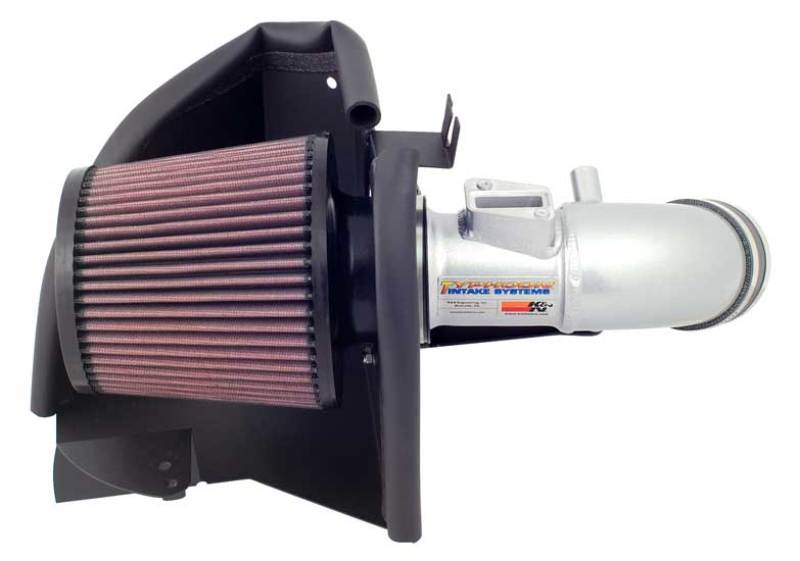 Honda Civic Performance Air Intake - K&N Engineering - Typhoon Short Ram - Silver - 1.8L - `06-`09