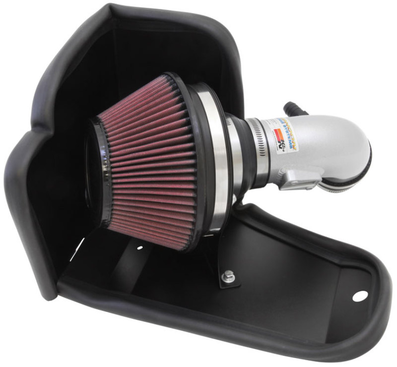 Honda Civic Performance Air Intake - K&N Engineering - Typhoon - Silver - 1.8L L4 - `12-`15