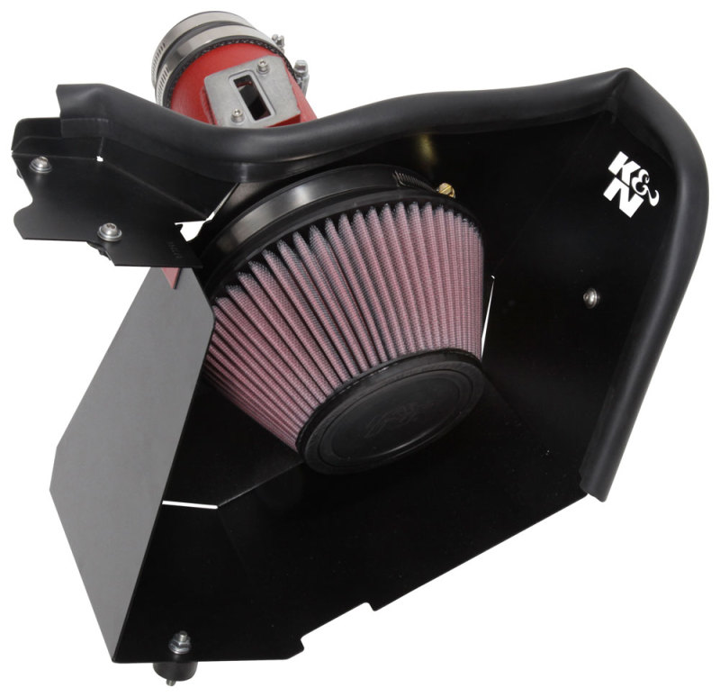 Honda Civic Performance Air Intake - K&N Engineering - Typhoon - Wrinkle Red - L4-2.0L F/I - `17-`18
