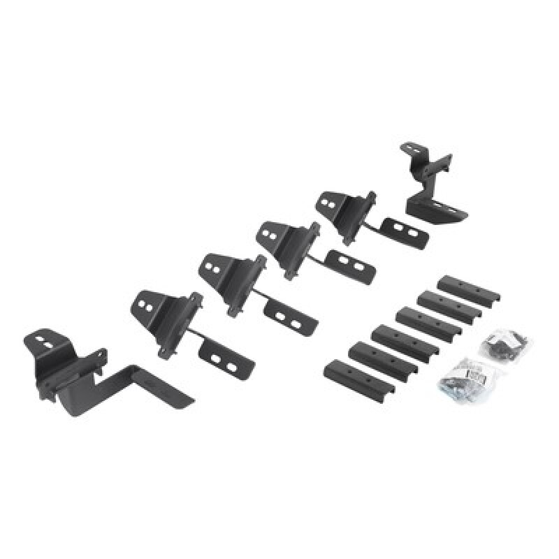 Jeep Wrangler JK Mounting Brackets - Go Rhino - Tex. Blk - `07-`18
