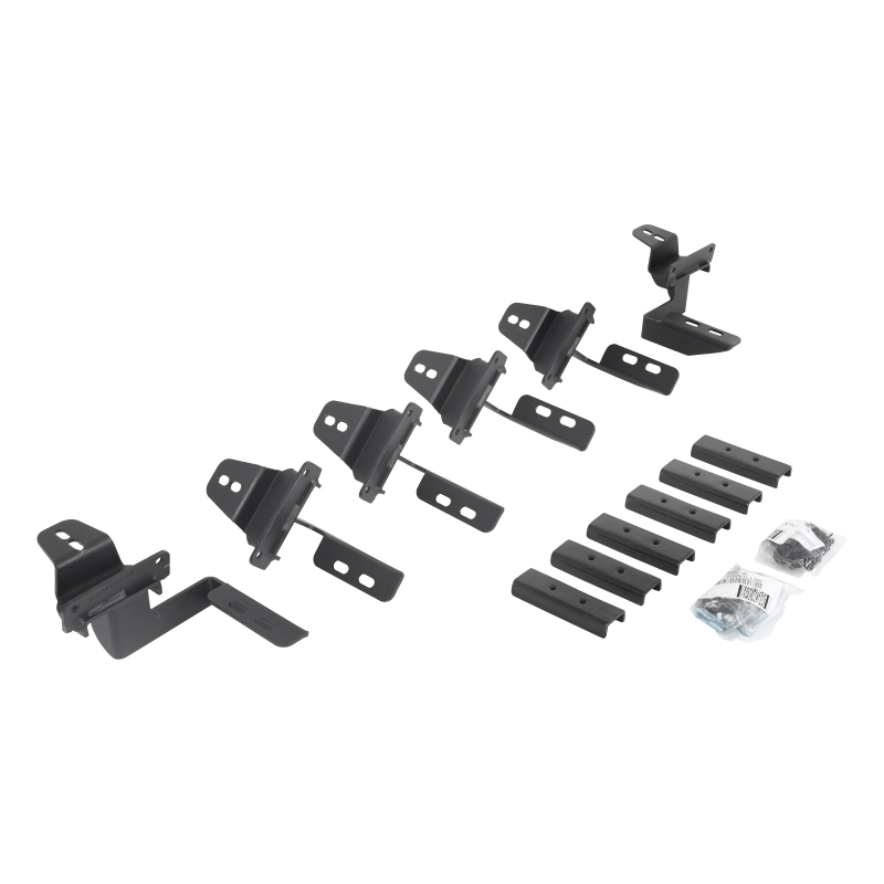 Jeep Wrangler JK Mounting Brackets - Go Rhino - Tex. Blk - `07-`18
